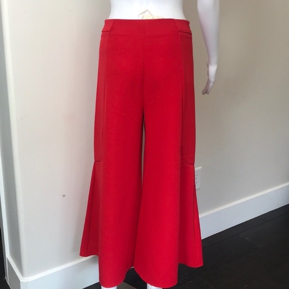 NWT Free Generation Small Red Gaucho Pants - Picture 4 of 6
